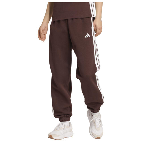 Adidas Γυναικείο παντελόνι φόρμας Essentials 3-Stripes Fleece Loose-Fit Pants